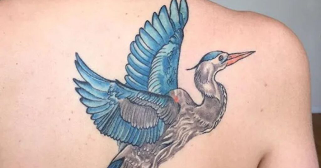 Heron Tattoo