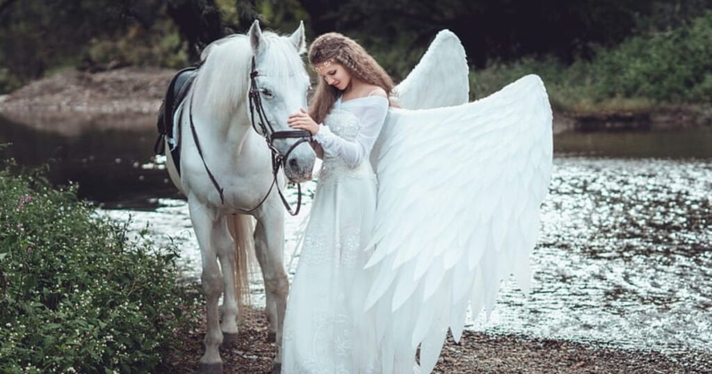 horse angel